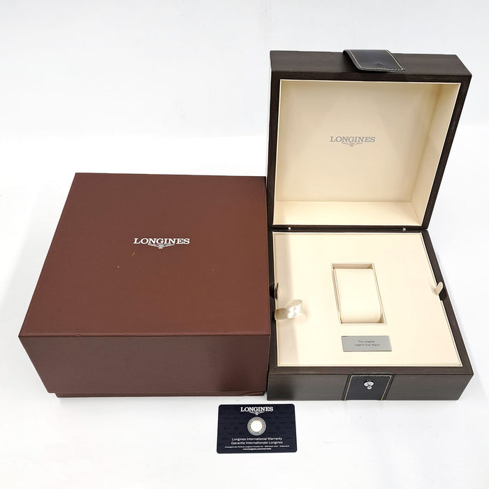LONGINES  
Legend Diver White Shell  
With box and warranty card