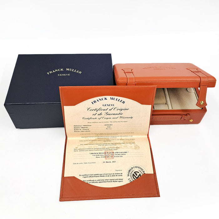 FRANCK MULLER  
Casablanca Salmon Dial 2025  
With box and warranty card