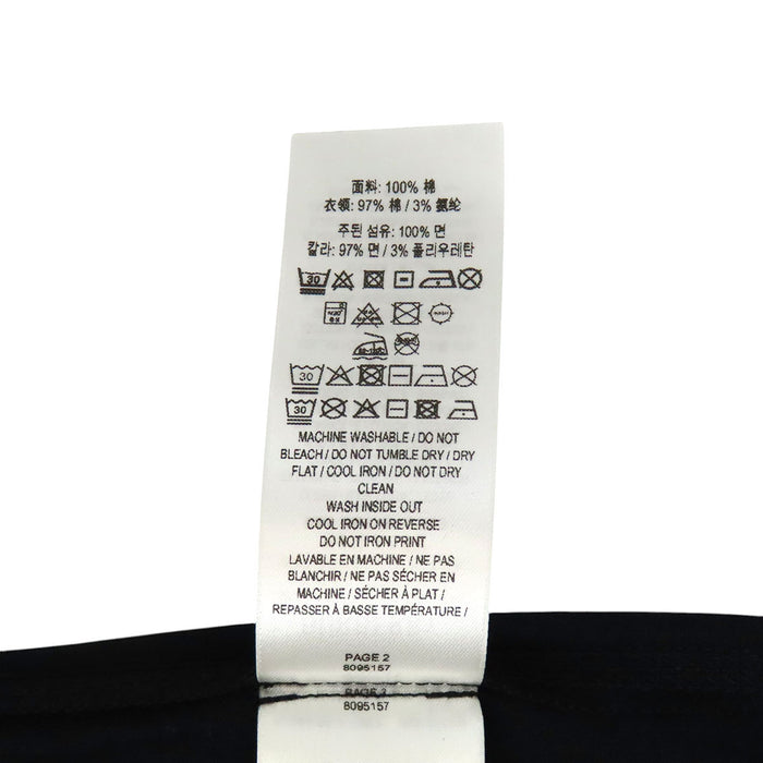 BURBERRY  
T-shirt à manches longues EKD en coton avec logo et imprimé cheval, col rond, fabriqué en 2024