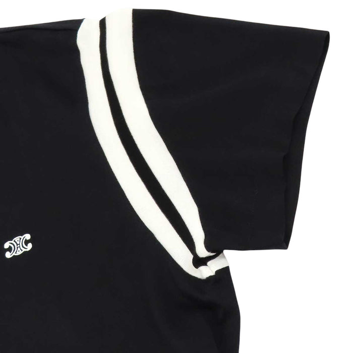 CELINE 
ロゴ コットン クルーネック 
トリオンフ レギュラー Tシャツ