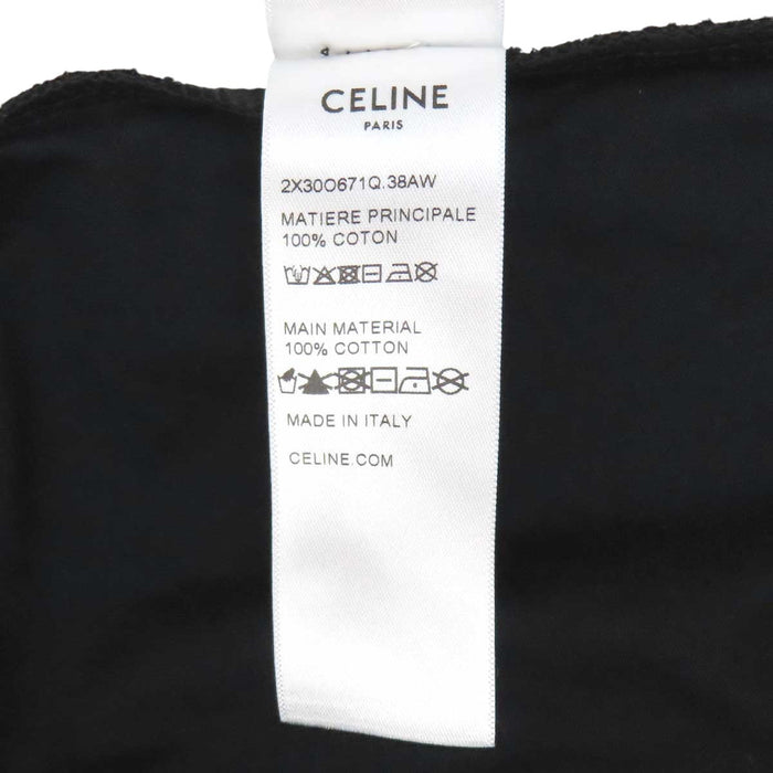 CELINE 
ロゴ コットン クルーネック 
トリオンフ レギュラー Tシャツ