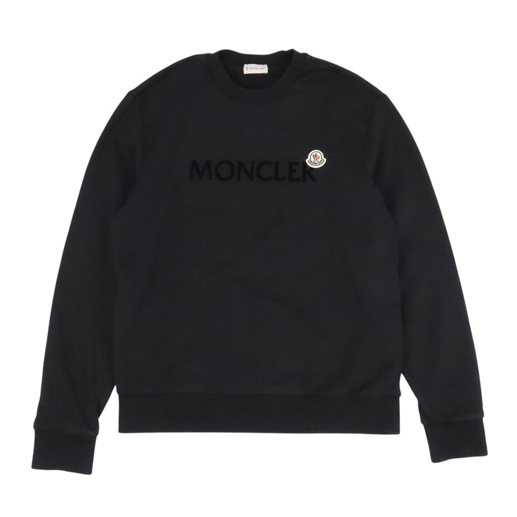 MONCLER ワッペン コットン 2025年製 MAGLIA GIROCOLLO マグリア ロゴ