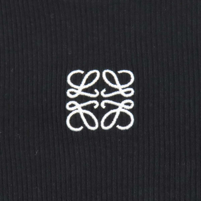 LOEWE 
リブ ロゴ コットン 刺繍 
アナグラム クロップ タンクトップ