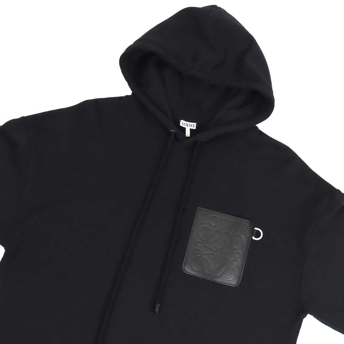 LOEWE  
Logo Cotton  
Anagram Leather Patch Hoodie
