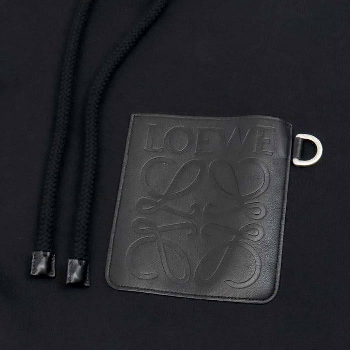 LOEWE  
Logo Cotton  
Anagram Leather Patch Hoodie
