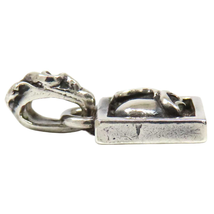 CHROME HEARTS 
CH FRAMED HEART シルバー 1998年刻印 
フレームド ハート チャーム ペンダント トップ