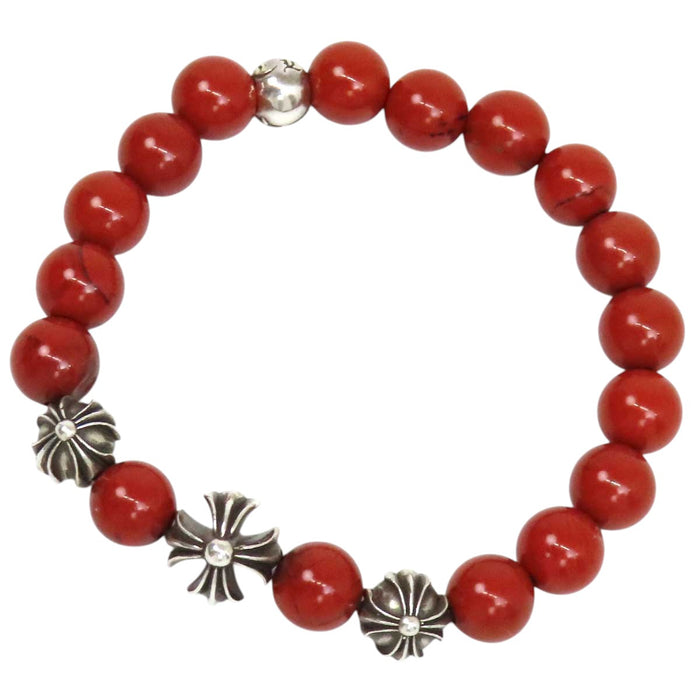 CHROME HEARTS 
CH クロスボール 
BEAD 8mm ビーズ ブレスレット