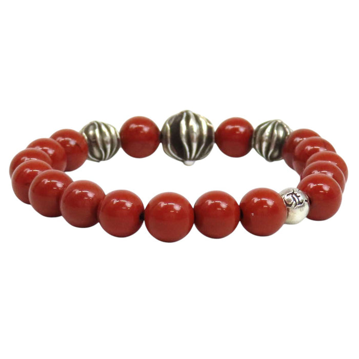 CHROME HEARTS 
CH クロスボール 
BEAD 8mm ビーズ ブレスレット