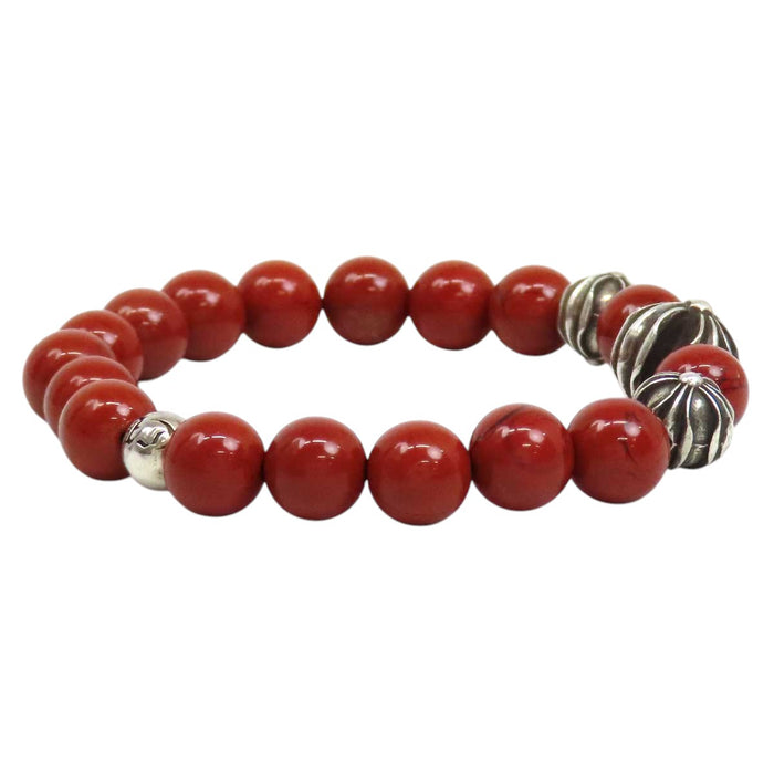 CHROME HEARTS 
CH クロスボール 
BEAD 8mm ビーズ ブレスレット