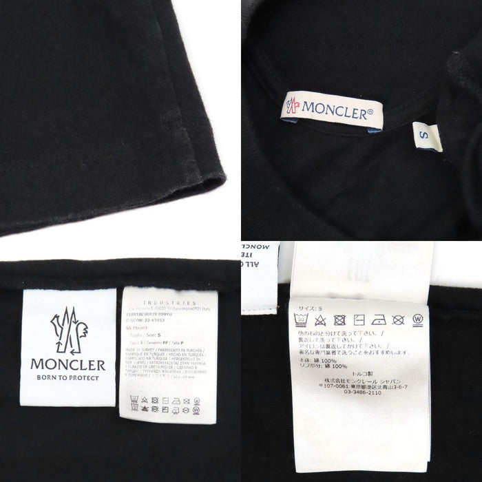 MONCLER 
23年製 ワッペン ロゴ刺繍 ボーントゥプロジェクト クルーネック 
BORN TO PROTECT SS Tシャツ