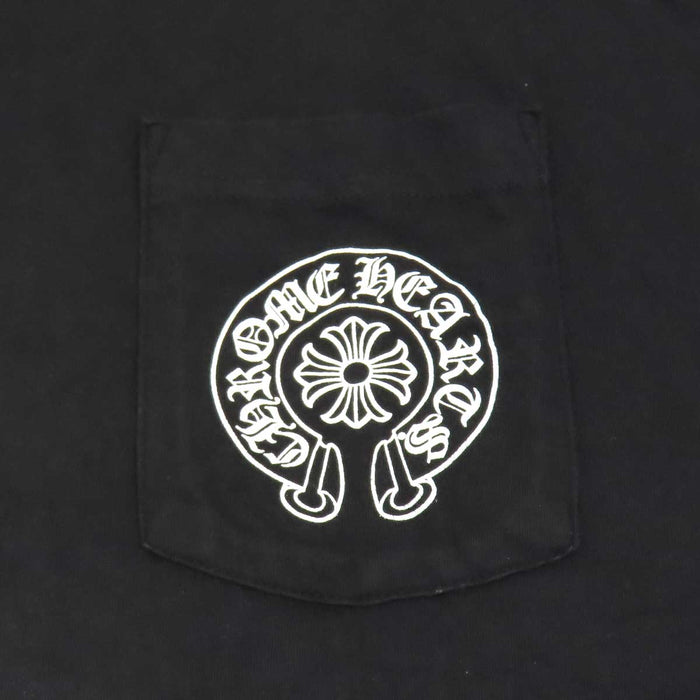 CHROME HEARTS 
CH T-SHRT LTD CHプラス コットン 
ホノルル限定 バック ホースシュー プリント Tシャツ