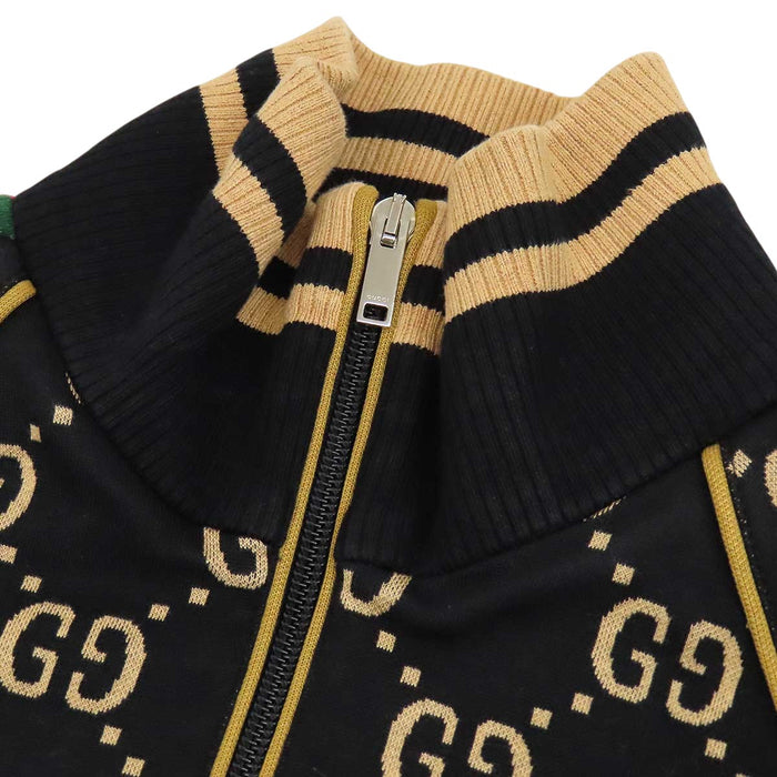 GUCCI 
総柄 サイドライン 
GG コットン ジャージー セットアップ 
ウェブストライプ