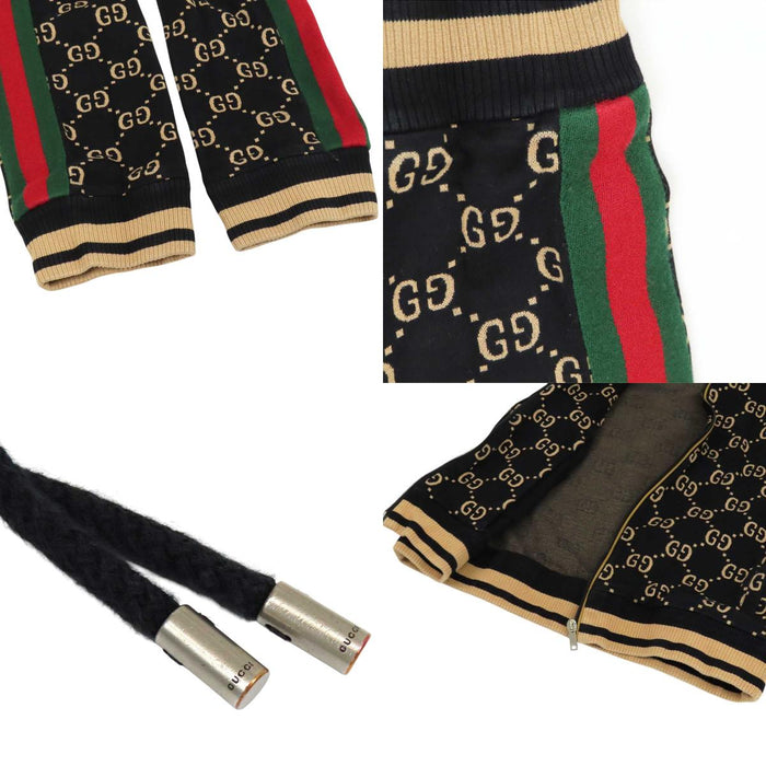 GUCCI 
総柄 サイドライン 
GG コットン ジャージー セットアップ 
ウェブストライプ