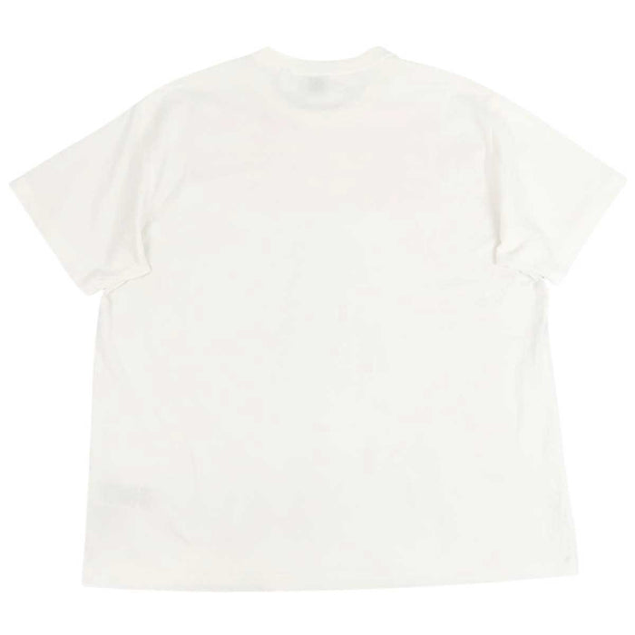 BURBERRY  
T-shirt a maniche corte in cotone con scollo rotondo e stampa logo frontale