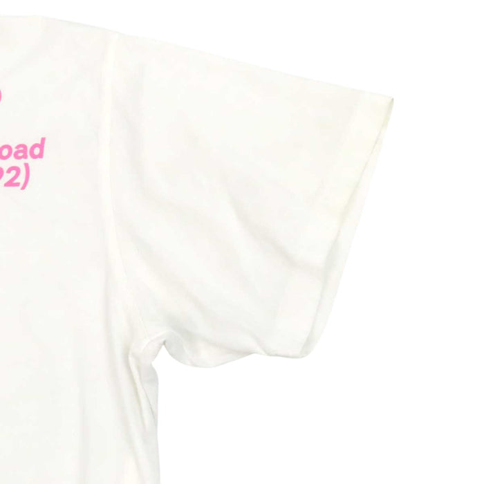 BURBERRY  
T-shirt a maniche corte in cotone con scollo rotondo e stampa logo frontale