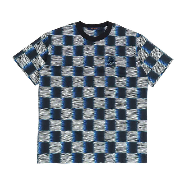 LOUIS VUITTON 
LV 総柄 コットン 
ダミエ ショートスリーブ Tシャツ