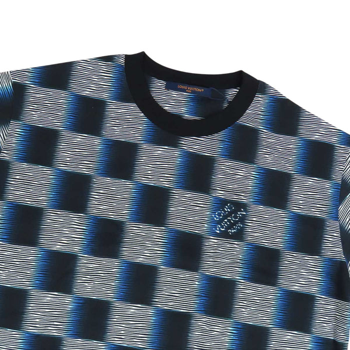 LOUIS VUITTON 
LV 総柄 コットン 
ダミエ ショートスリーブ Tシャツ