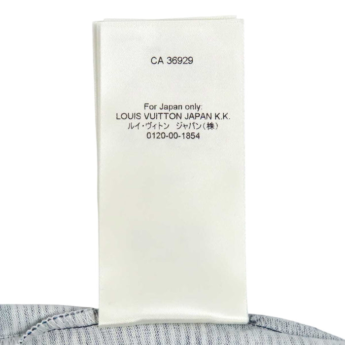 LOUIS VUITTON 
LV 総柄 コットン 
ダミエ ショートスリーブ Tシャツ