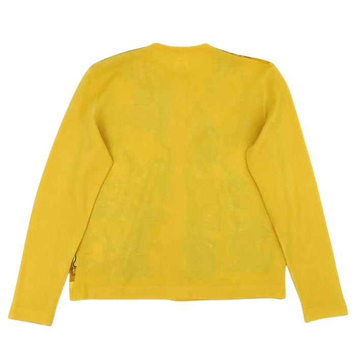 HERMES  
Concerto Serie Button Logo Button Knit Switch Silk Wool  
CONCERTO Twill Reine Cardigan
