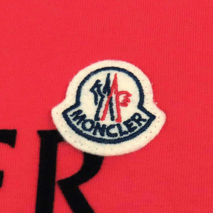 MONCLER 
2024年製 ワッペン コットン 
SS ロゴ Tシャツ