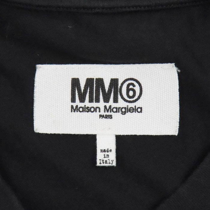 Maison Margiela 
オーバーサイズ コットン 
MM6 ロゴ Tシャツ