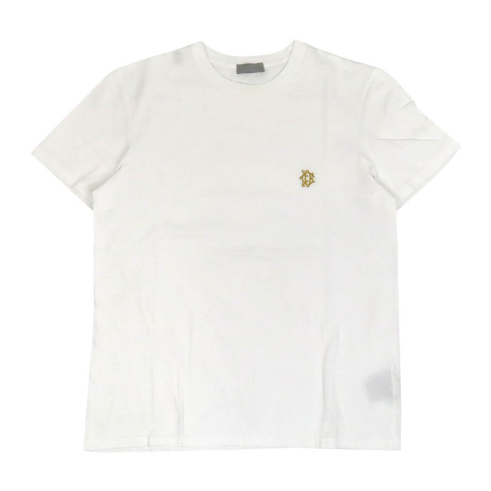 Dior 
KIM JONES Cotton Crew Neck 
Logo Embroidery T-Shirt