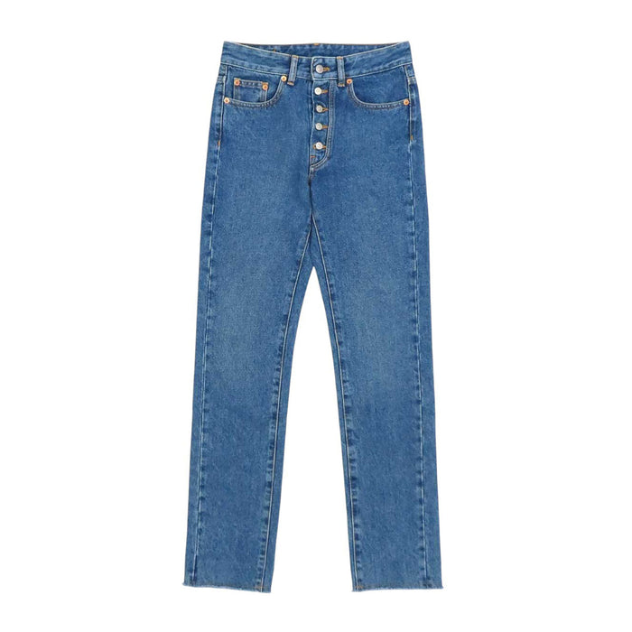 Maison Margiela 
ストレート コットン ノンストレッチ ロゴボタン 
MM6 スリムフィット デニムパンツ