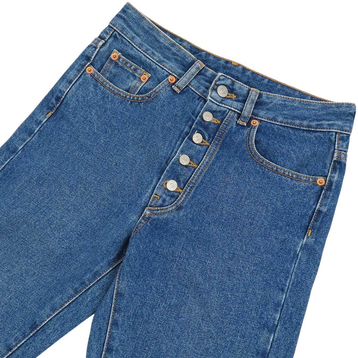 MM6 Maison Margiela スリムフィット デニム Maison Margiela ストレート コットン ノンストレッチ ロゴボタン MM6