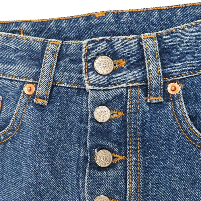 Maison Margiela 
ストレート コットン ノンストレッチ ロゴボタン 
MM6 スリムフィット デニムパンツ