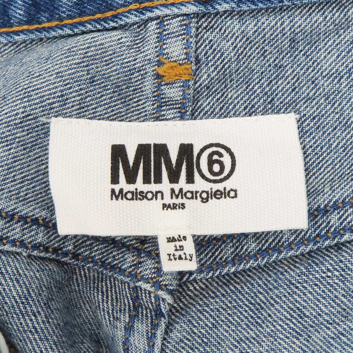 Maison Margiela 
ストレート コットン ノンストレッチ ロゴボタン 
MM6 スリムフィット デニムパンツ