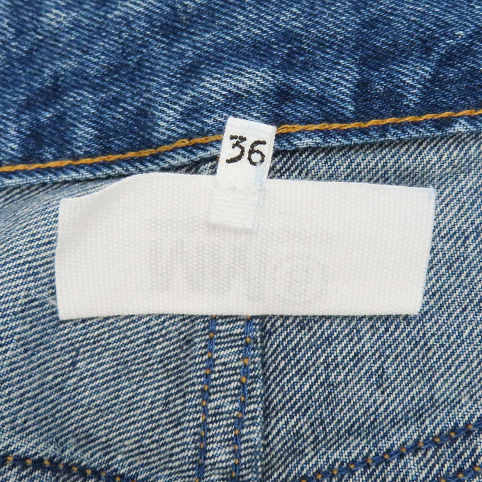 Maison Margiela 
ストレート コットン ノンストレッチ ロゴボタン 
MM6 スリムフィット デニムパンツ