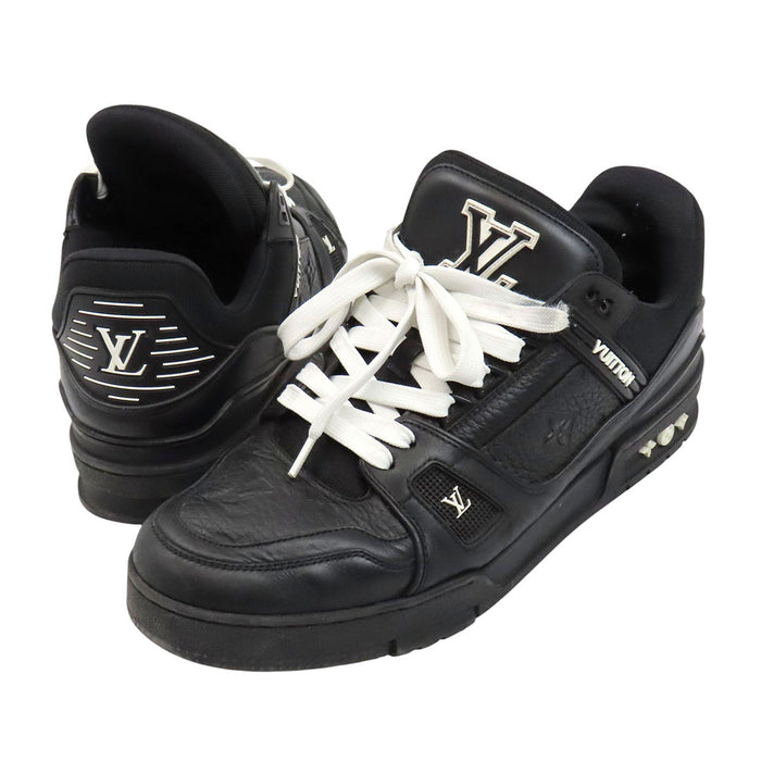 LOUIS VUITTON 
LV レザー レースアップ 
トレイナー ライン スニーカー
