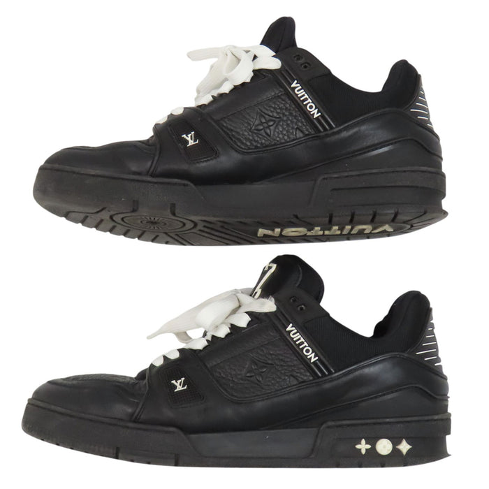 LOUIS VUITTON 
LV レザー レースアップ 
トレイナー ライン スニーカー