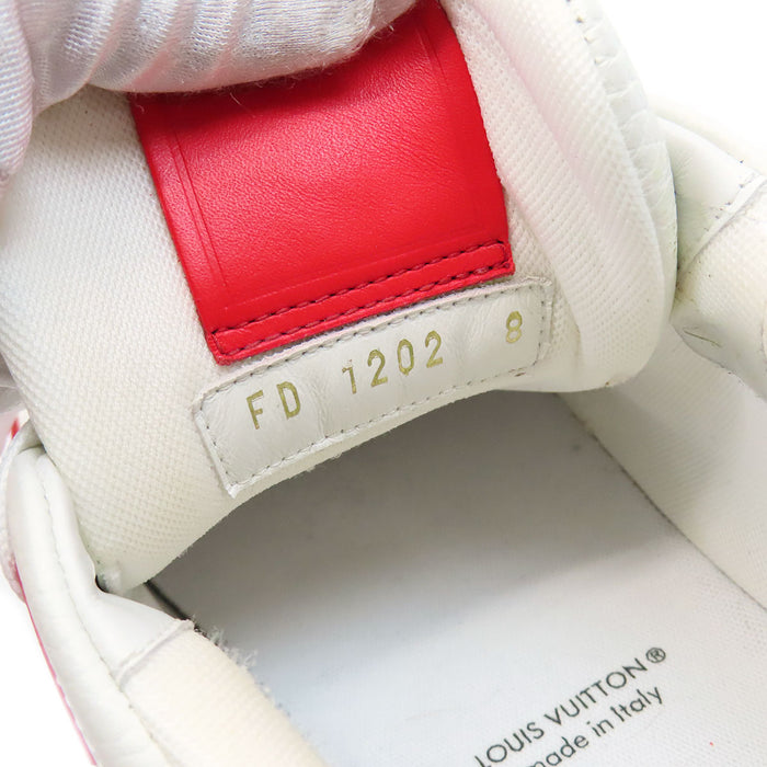 LOUIS VUITTON  
Yayoi Kusama YK Logo Leather  
Yayoi Kusama Collaboration LV Trainer Line Sneakers