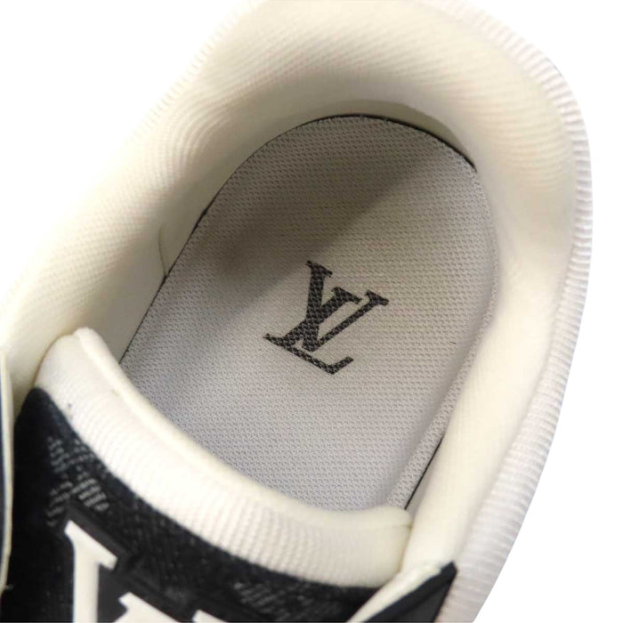 LOUIS VUITTON 
ロゴ デニム ローカット レザー レースアップ 2025年製 
LV トレイナー ライン スニーカー 
モノグラム