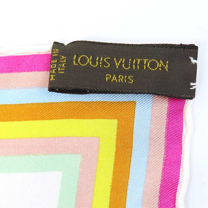 LOUIS VUITTON 
モノグラムマルチ TM 村上隆 LV ロゴ シルク 
アイラブ モノグラム スカーフ