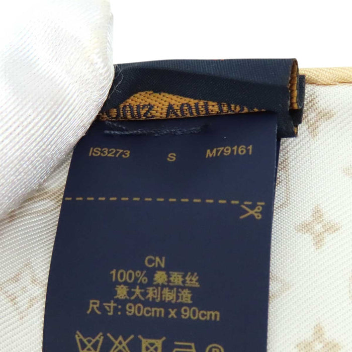 LOUIS VUITTON 
LV スカーフ 大判 シルク 
気球柄 スカーフ 
モノグラム