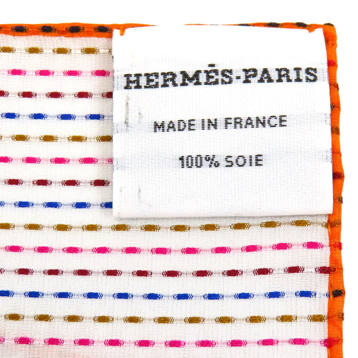 HERMES 
シュヴァロスコープ ネオン ポワンティエ スカーフ シルク 
カレ 70 Chevaloscope Neon Pointille
