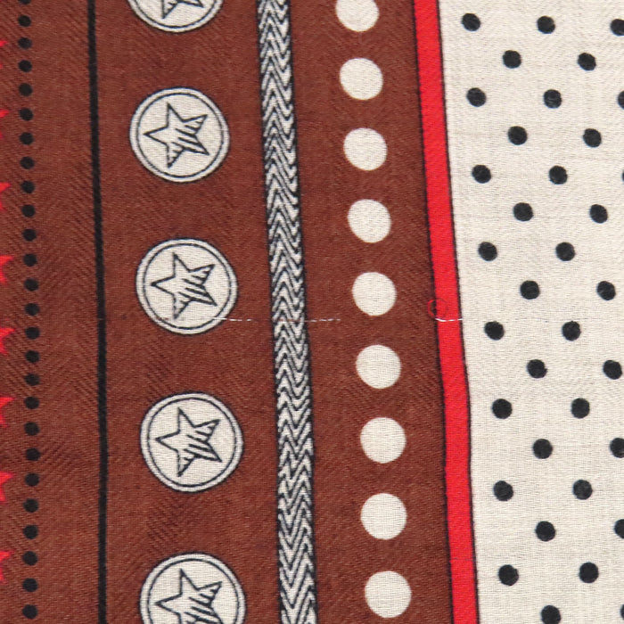 HERMES 
ズアヴとドラゴン カレ140 シルク カシミヤ 
カレジェアン Zouaves et Dragons Bandana