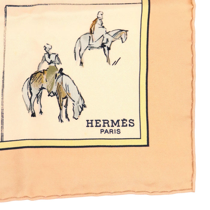 HERMES  
Silk Petit Carré Horse  
Carré 45 VOYAGE AU NIGER Scarf - Journey to Niger