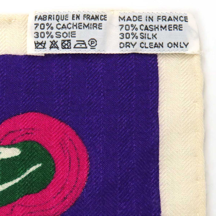 HERMÈS  
Carré 140 Cachemire Soie  
Carré Jean Della Cavalleria Della Cavalleria