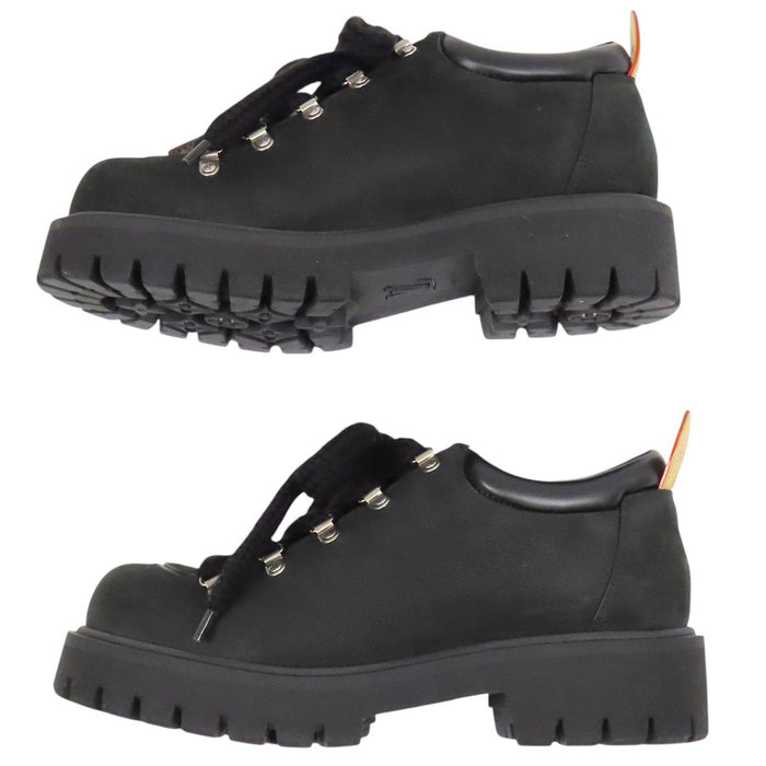 LOUIS VUITTON 
ヌバックレザー レースアップ 
LV リミックス ダービー 
モノグラム
