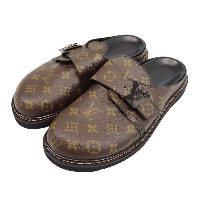 LOUIS VUITTON 
LV レザー 
イージー ライン モノグラム ミュール 
モノグラム