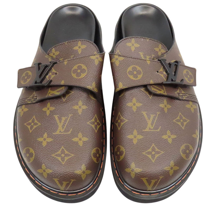 LOUIS VUITTON 
LV レザー 
イージー ライン モノグラム ミュール 
モノグラム