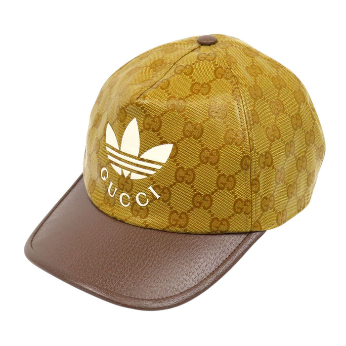 GUCCI 
アディダス ロゴ GGクリスタル ナイロン コットン レザー 
adidas コラボ GG キャンバス キャップ