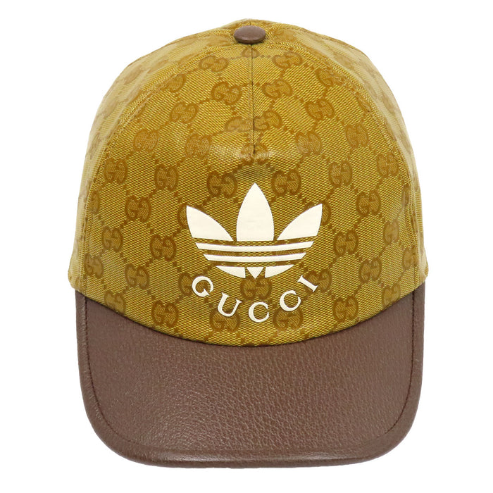 GUCCI 
アディダス ロゴ GGクリスタル ナイロン コットン レザー 
adidas コラボ GG キャンバス キャップ