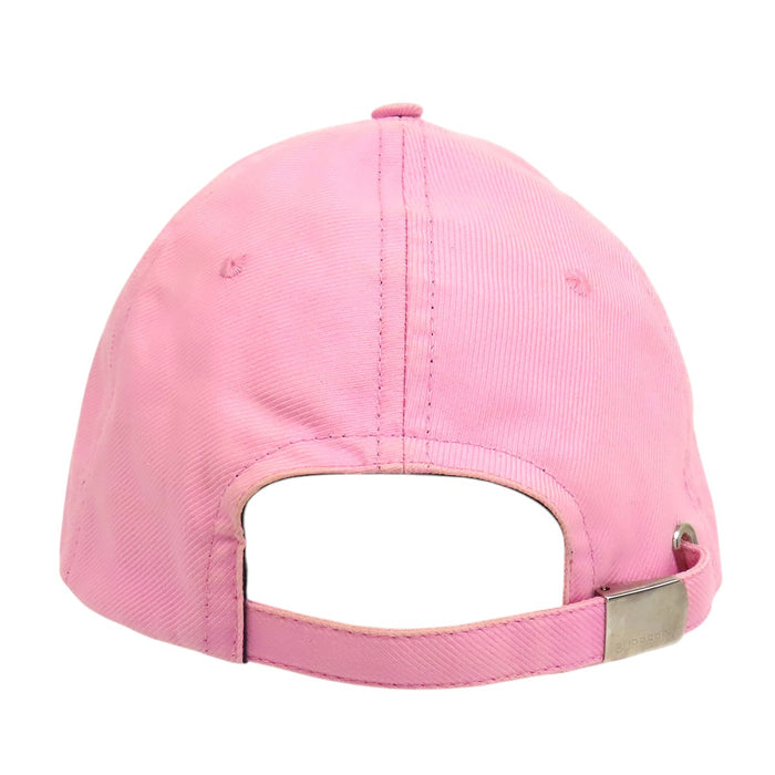 BURBERRY  
Cappello in cotone con logo ricamato