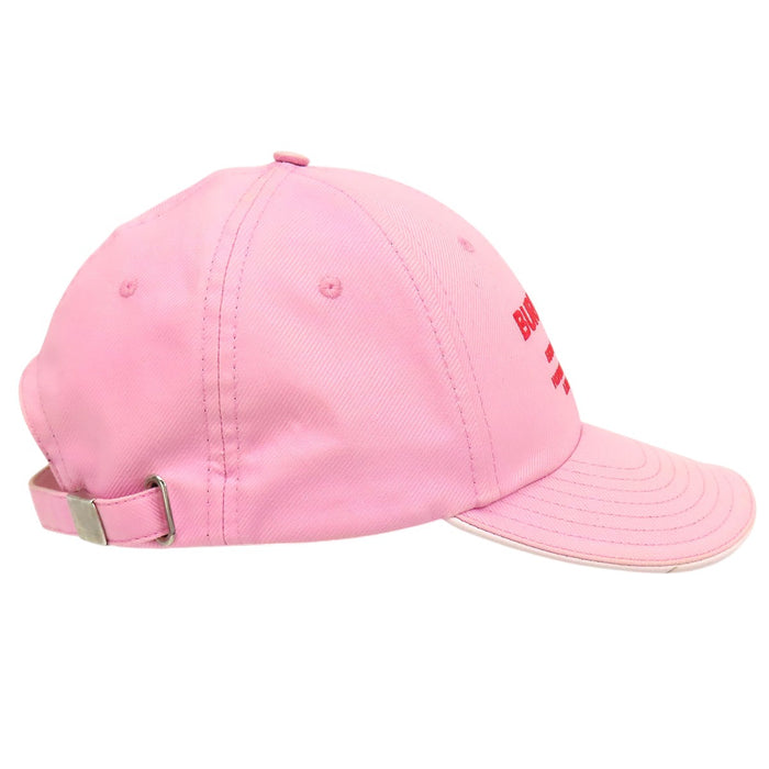 BURBERRY  
Cappello in cotone con logo ricamato