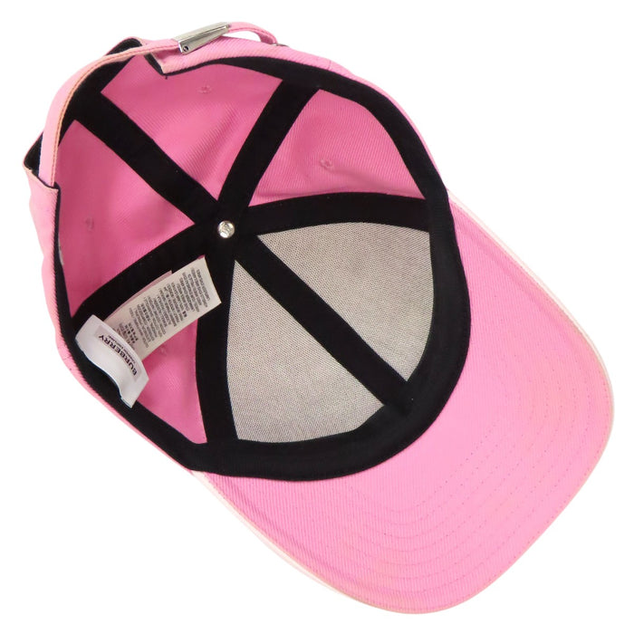 BURBERRY  
Cappello in cotone con logo ricamato
