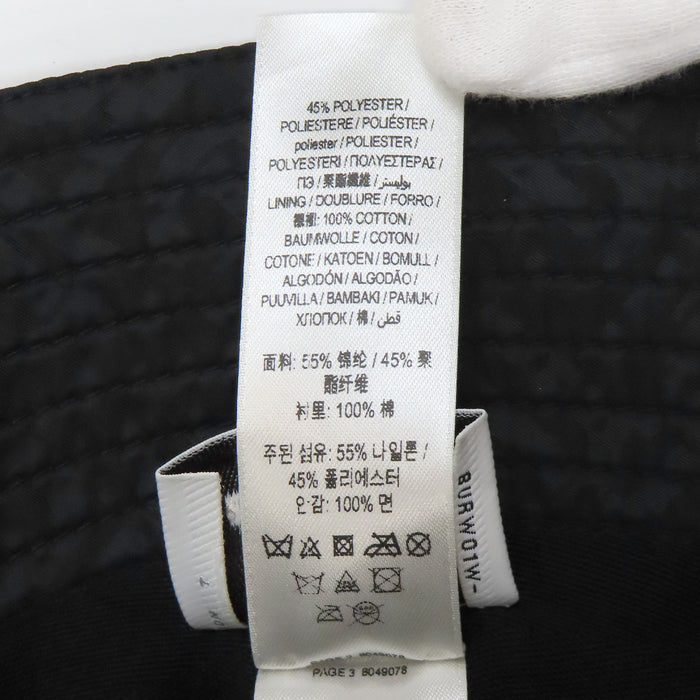 BURBERRY 
総柄 ナイロン 
TB モノグラム バケットハット